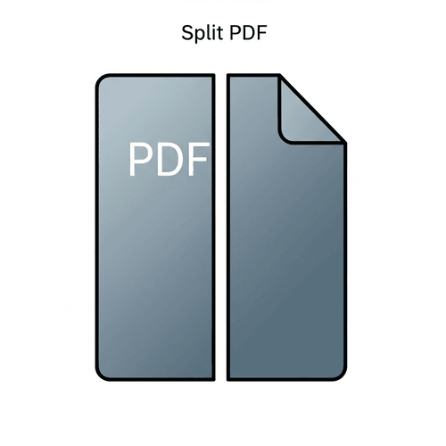 Split PDF into separate pages tool